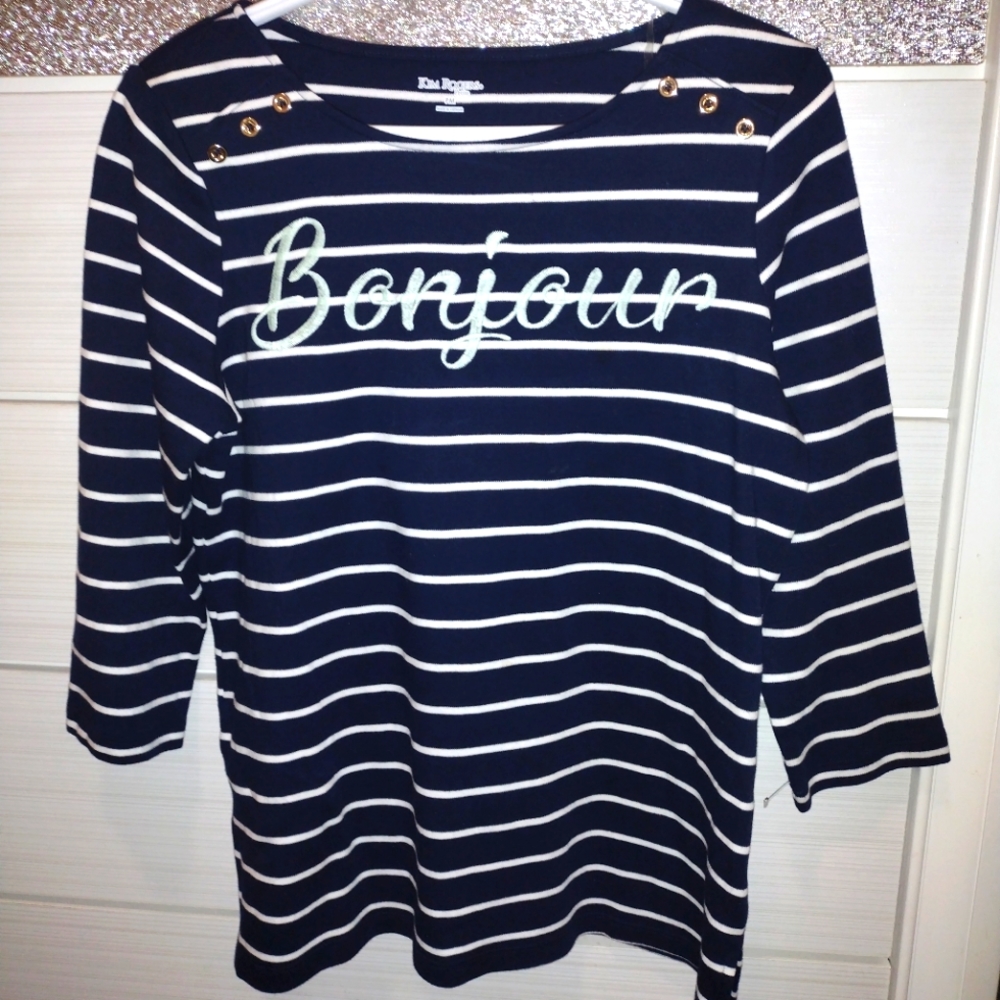 Kim Rogers Petite PM Bonjow long sleeve shirts